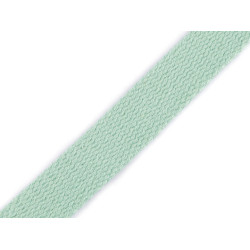 Chinga bumbac latime 20 mm - Verde salvie deschis (25 Metri)
