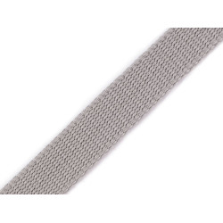 Chingă din polipropilenă, 20 mm - Gri deschis (1 Metru)