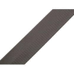 Chingă neteda dublă față lățime 38 mm - Gri (1 Metru)