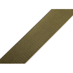 Chingă neteda dublă față lățime 38 mm - Verde kaki (45 Metri)