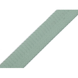 Chingă neteda dublă față 25 mm - Verde glacial (1 Metru)