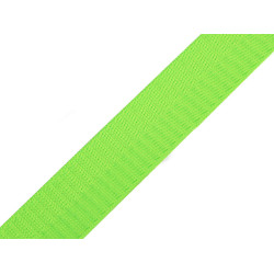 Chingă neteda dublă față 25 mm - Verde neon (1 Metru)