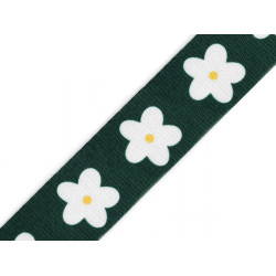 Chingă cu dublă față 38 mm - Verde închis (1 Metru)