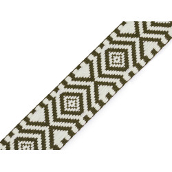 Chingă cu dublă față 38 mm - Verde (1 Metru)