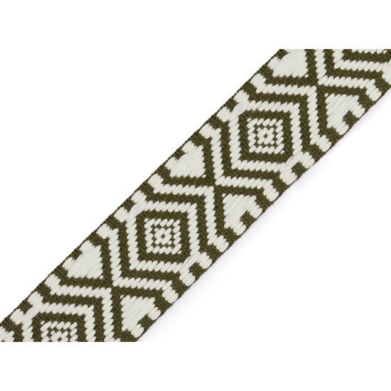 Chingă cu dublă față 38 mm - Verde (1 Metru)