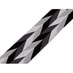 Chingă cu dublă față 50 mm - Gri neutral (1 Metru)