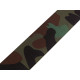 Chinga camuflaj două fețe lățime 50 mm - Verde (1 Metru)