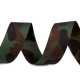 Chinga camuflaj două fețe lățime 32 mm - Verde (1 Metru)