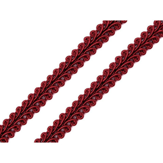 Galon decorativ, diverse culori, lățime 10 mm - Roșu (25 Metri) Galon decorativ, diverse culori, lățime 10 mm - Roșu (25 Metri)
