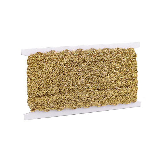 Galon decorativ cu fir metalic - Argintiu (72 Metri) Galon decorativ cu fir metalic - Argintiu (72 Metri)