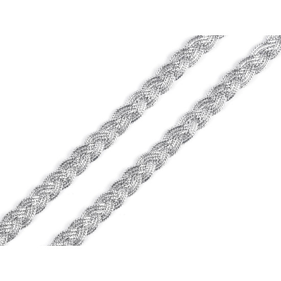 Galon decorativ cu fir metalic, lățime 8 mm - Auriu (18 Metri) Galon decorativ cu fir metalic, lățime 8 mm - Auriu (18 Metri)