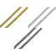 Galon decorativ cu fir metalic, lățime 8 mm - Auriu (18 Metri) Galon decorativ cu fir metalic, lățime 8 mm - Auriu (18 Metri)