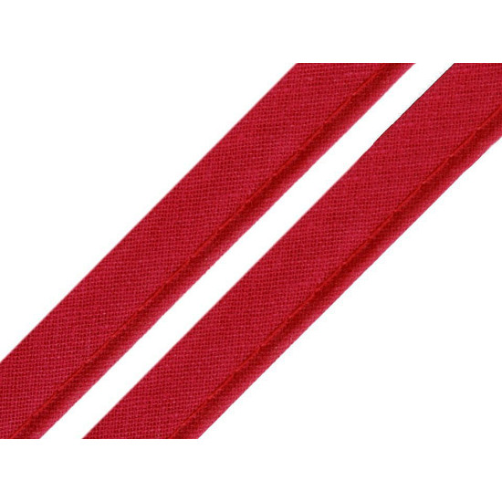 Paspoal / vipușcă bumbac, lățime 12 mm - Roșu închis (100 Metri) Paspoal / vipușcă bumbac, lățime 12 mm - Roșu închis (100 Metri)