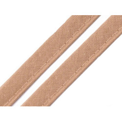 Paspoal / vipușcă bumbac, lățime 12 mm - Maro bronz (100 Metri)