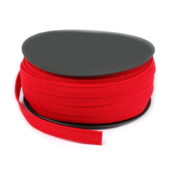 Paspoal / vipușcă bumbac, lățime 12 mm - Roșu închis (100 Metri) Paspoal / vipușcă bumbac, lățime 12 mm - Roșu închis (100 Metri)