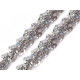 Bandă decorativă cu paiete, lățime 15 mm - Auriu (1 Metru) Bandă decorativă cu paiete, lățime 15 mm - Auriu (1 Metru)