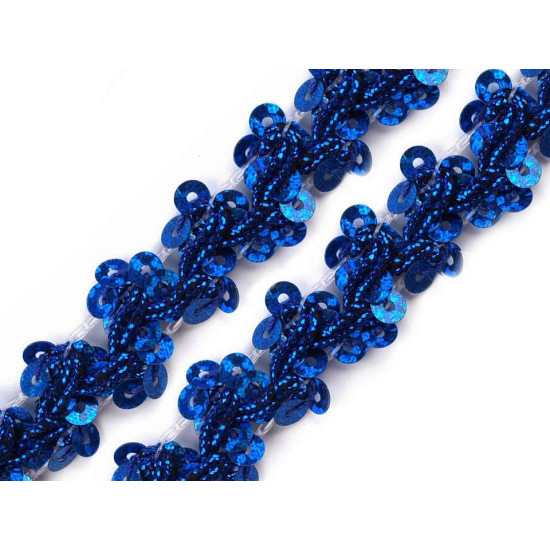 Bandă decorativă cu paiete, lățime 15 mm - Auriu (1 Metru) Bandă decorativă cu paiete, lățime 15 mm - Auriu (1 Metru)