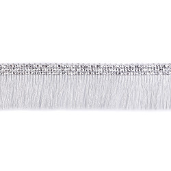 Franjuri lurex, lățime 30 mm - Argintiu (18 Metri)