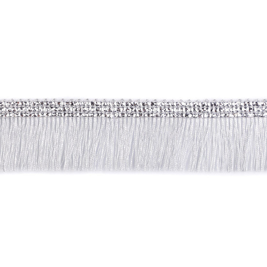 Franjuri lurex, lățime 30 mm - Auriu deschis (54 Metri)
