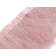 Bandă din pene de barză marabou 12-15 cm - Roz pudrat (1 Bucată) Bandă din pene de barză marabou 12-15 cm - Roz pudrat (1 Bucată)