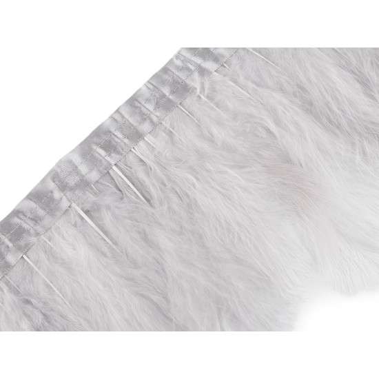 Bandă din pene de barză marabou 12-15 cm - Roz pudrat (1 Bucată) Bandă din pene de barză marabou 12-15 cm - Roz pudrat (1 Bucată)