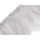 Bandă din pene de barză marabou 12-15 cm - Roz pudrat (1 Bucată) Bandă din pene de barză marabou 12-15 cm - Roz pudrat (1 Bucată)