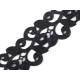 Panglică satinată cu model floral - Alb (90 Metri) Panglică satinată cu model floral - Alb (90 Metri)