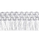 Fransen leonisch breite 50 mm - Gold (1 Meter) Fransen leonisch breite 50 mm - Gold (1 Meter)