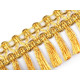 Fransen leonisch breite 50 mm - Gold (1 Meter) Fransen leonisch breite 50 mm - Gold (1 Meter)