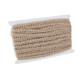 Galon decorativ din iută, lățime 11 mm - Ecru natural (9 Metri) Galon decorativ din iută, lățime 11 mm - Ecru natural (9 Metri)