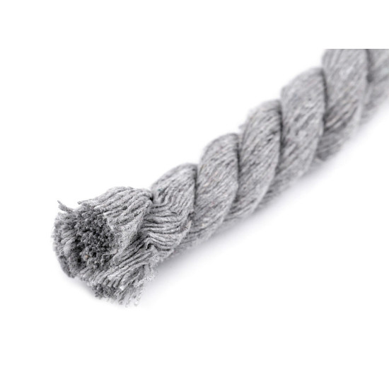Sfoară / șnur din bumbac răsucit, ø12 mm - Galben muștar (30 Metri) Sfoară / șnur din bumbac răsucit, ø12 mm - Galben muștar (30 Metri)