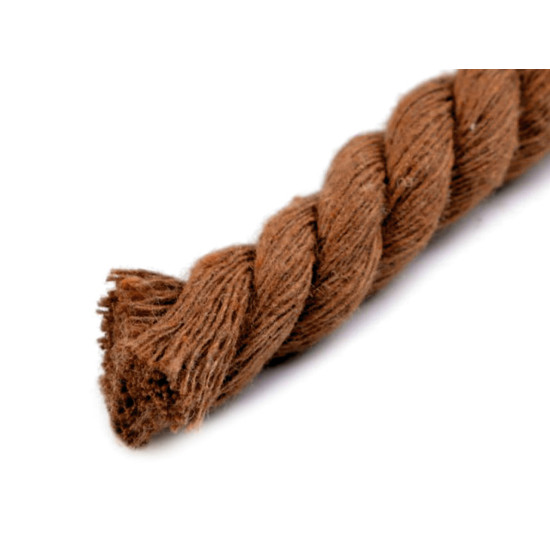 Sfoară / șnur din bumbac răsucit, ø12 mm - Galben muștar (30 Metri) Sfoară / șnur din bumbac răsucit, ø12 mm - Galben muștar (30 Metri)