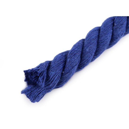 Sfoară / șnur din bumbac răsucit, ø12 mm - Galben muștar (30 Metri) Sfoară / șnur din bumbac răsucit, ø12 mm - Galben muștar (30 Metri)