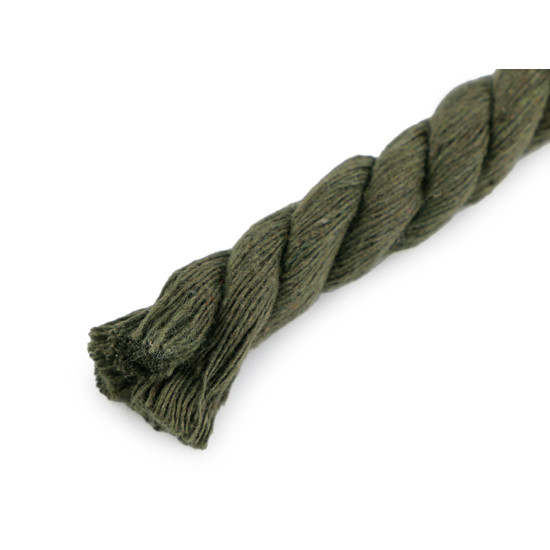 Sfoară / șnur din bumbac răsucit, ø12 mm - Galben muștar (30 Metri) Sfoară / șnur din bumbac răsucit, ø12 mm - Galben muștar (30 Metri)