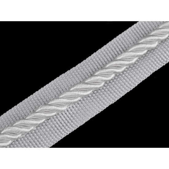 Paspoal / vipușcă cu șnur, lățime 20 mm - Bej (10 Metri) Paspoal / vipușcă cu șnur, lățime 20 mm - Bej (10 Metri)