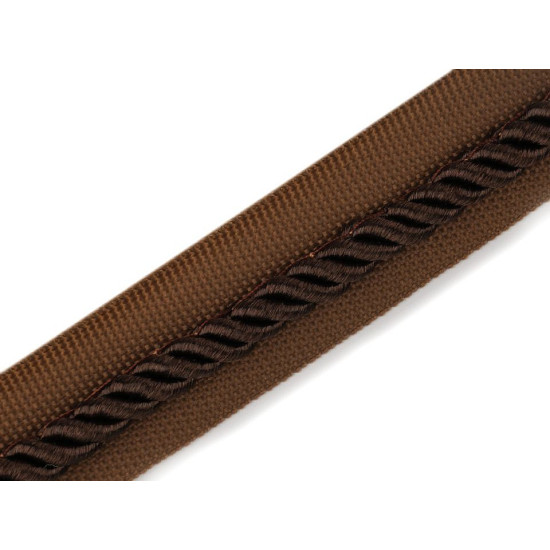 Paspoal / vipușcă cu șnur, lățime 20 mm - Bej (10 Metri) Paspoal / vipușcă cu șnur, lățime 20 mm - Bej (10 Metri)