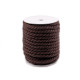 Șnur din bumbac răsucit, ø8 mm - Negru (20 Metri) Șnur din bumbac răsucit, ø8 mm - Negru (20 Metri)