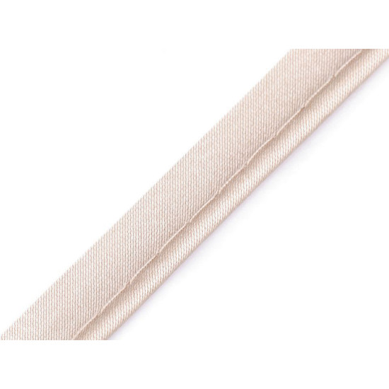 Paspoal / vipușcă satin, lățime 10 mm - Alb (20 Metri) Paspoal / vipușcă satin, lățime 10 mm - Alb (20 Metri)