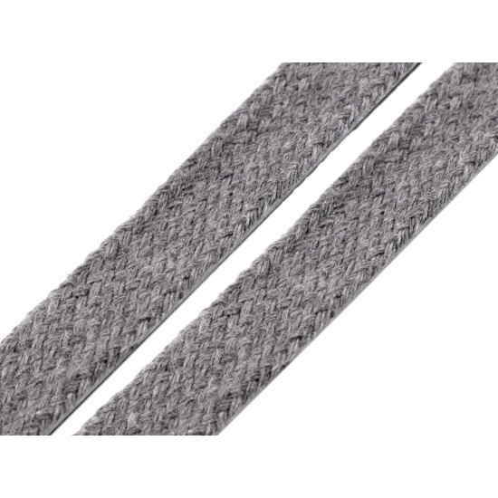 Șnur plat bumbac, lățime 15 mm - Roz (10 Metri) Șnur plat bumbac, lățime 15 mm - Roz (10 Metri)