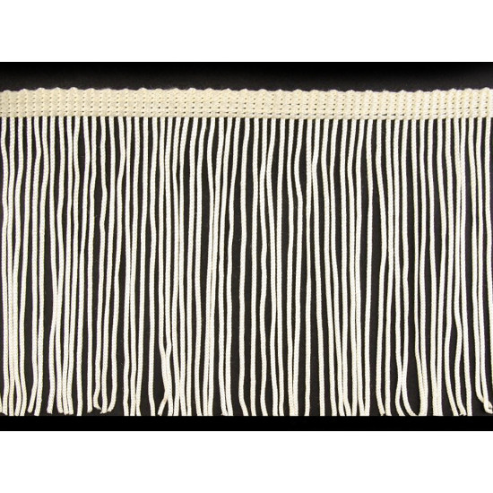 Franjuri, lățime 12,5 cm - Negru (1 Metru)