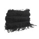 Franjuri, lățime 12,5 cm - Negru (1 Metru)