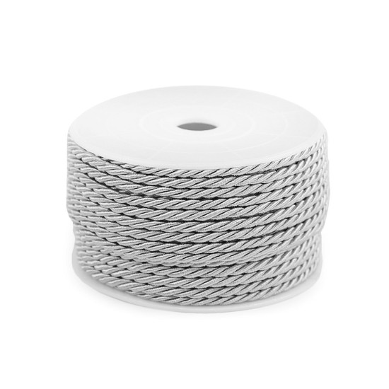 Șnur răsucit, ø3 mm - Negru (20 Metri) Șnur răsucit, ø3 mm - Negru (20 Metri)