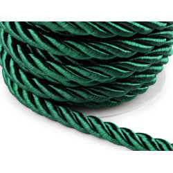 Șnur răsucit, ø10 mm - Verde închis (10 Metri)