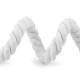 Șnur din bumbac răsucit ø20 mm - Negru (10 Metri) Șnur din bumbac răsucit ø20 mm - Negru (10 Metri)