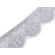 Dantelă franțuzească, lățime 90 mm - Negru (60 Metri) Dantelă franțuzească, lățime 90 mm - Negru (60 Metri)