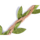 Șnur decorativ din iută cu frunze, lățime 25 mm - Ecru natural (10 Metri) Șnur decorativ din iută cu frunze, lățime 25 mm - Ecru natural (10 Metri)