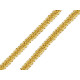 Galon decorativ cu fir metalic, lățime 7 mm - Auriu (1 Metru) Galon decorativ cu fir metalic, lățime 7 mm - Auriu (1 Metru)