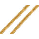 Galon decorativ cu fir metalic, lățime 7 mm - Auriu (1 Metru) Galon decorativ cu fir metalic, lățime 7 mm - Auriu (1 Metru)