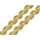 Galon decorativ cu fir metalic, lățime 20 mm - Auriu (54 Metri) Galon decorativ cu fir metalic, lățime 20 mm - Auriu (54 Metri)