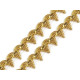 Galon decorativ cu fir metalic, lățime 15 mm - Auriu (54 Metri) Galon decorativ cu fir metalic, lățime 15 mm - Auriu (54 Metri)